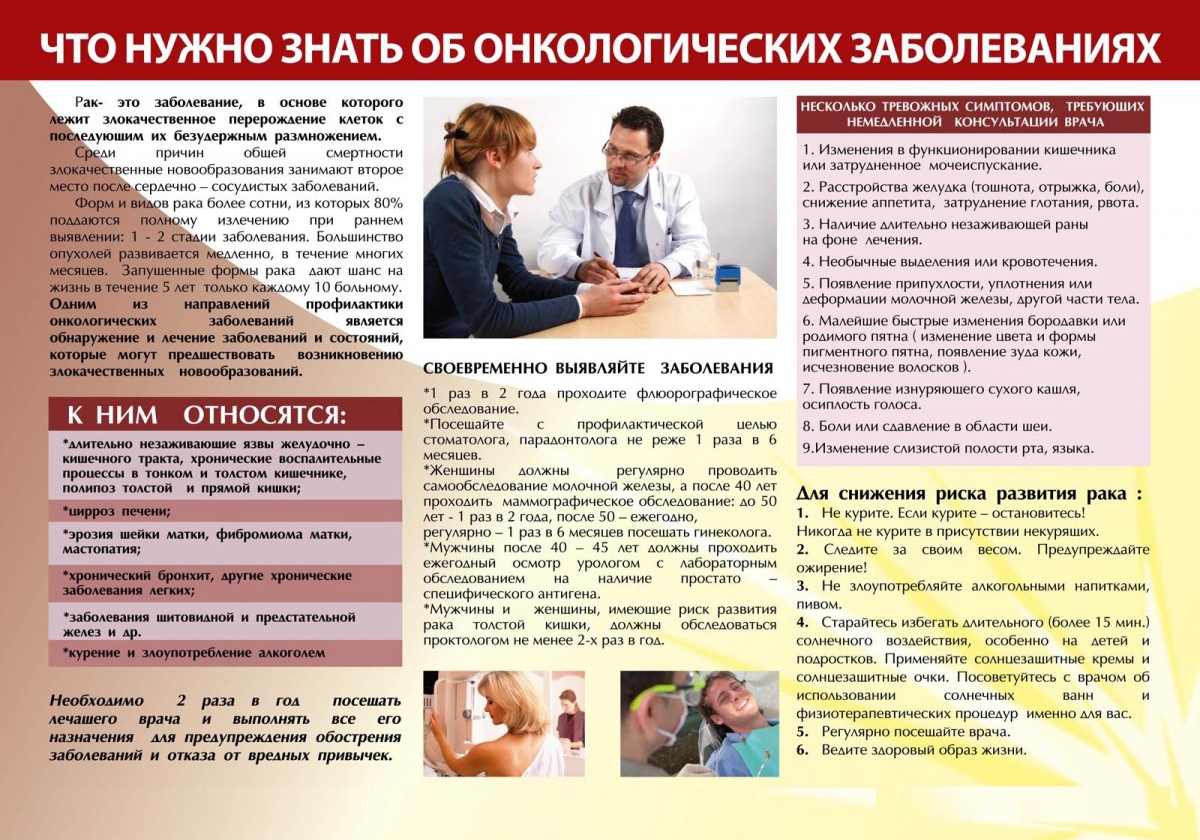 Что нужно знать об онкологических заболеваниях