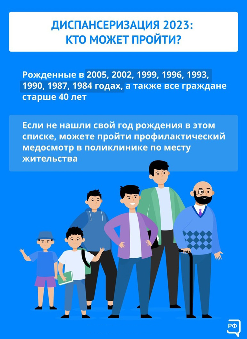 Диспансеризация-2023: кто может пройти?