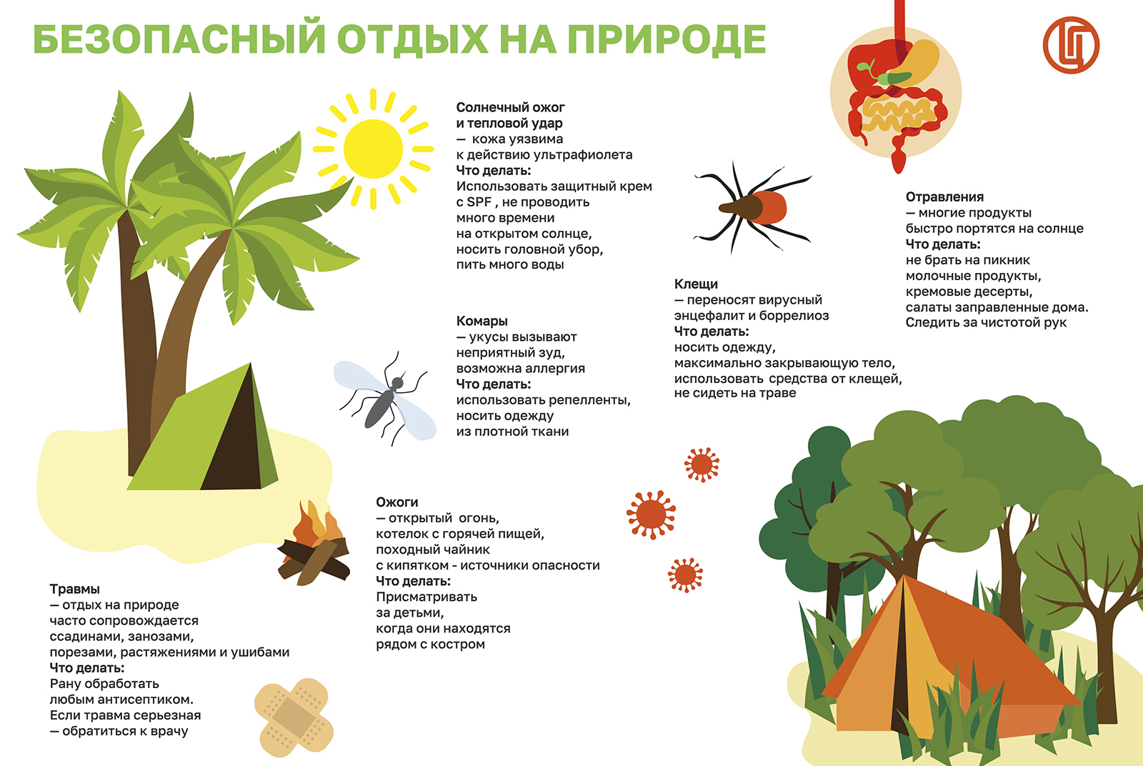Безопасный отдых на природе