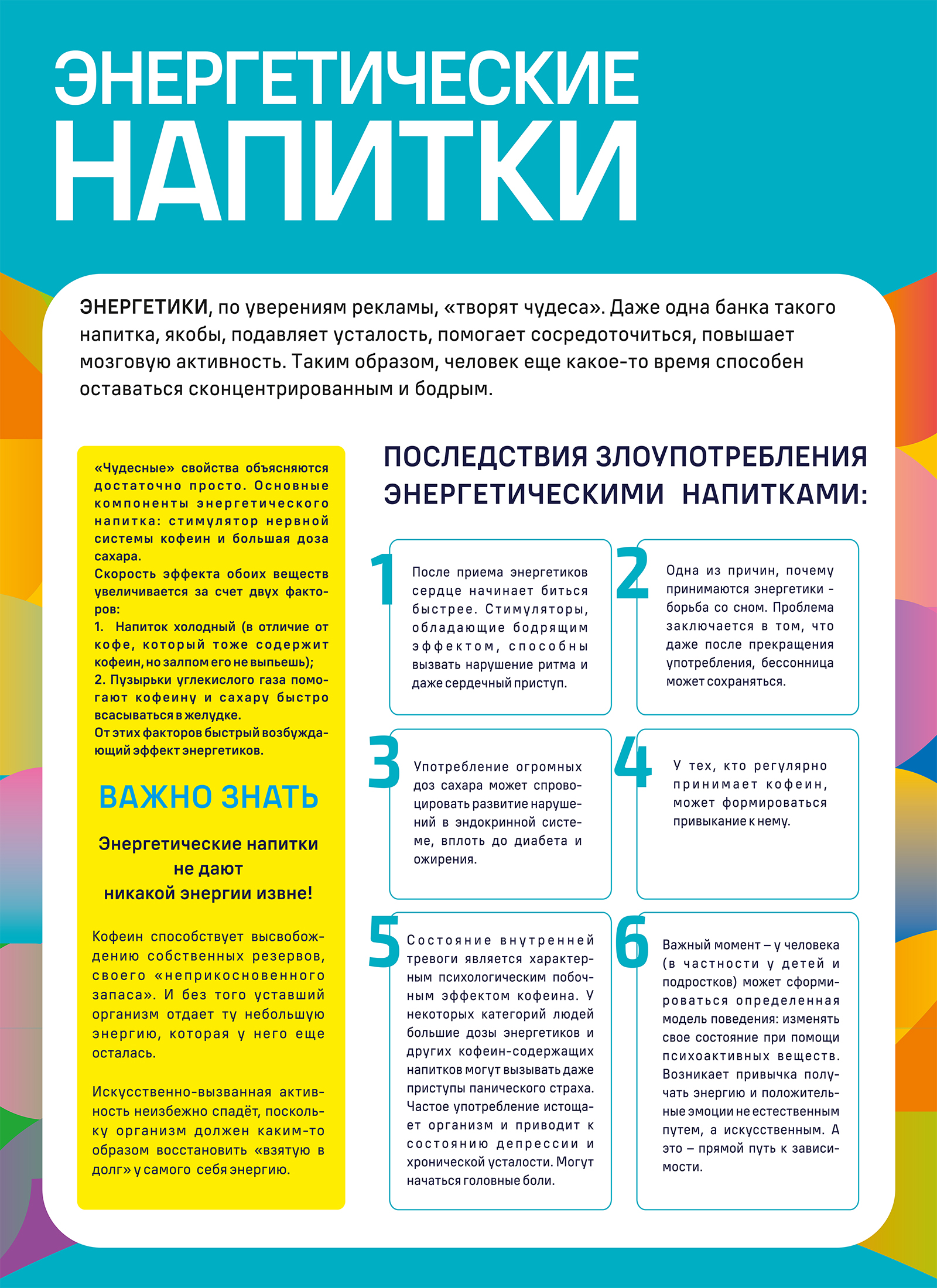 Энергетические напитки