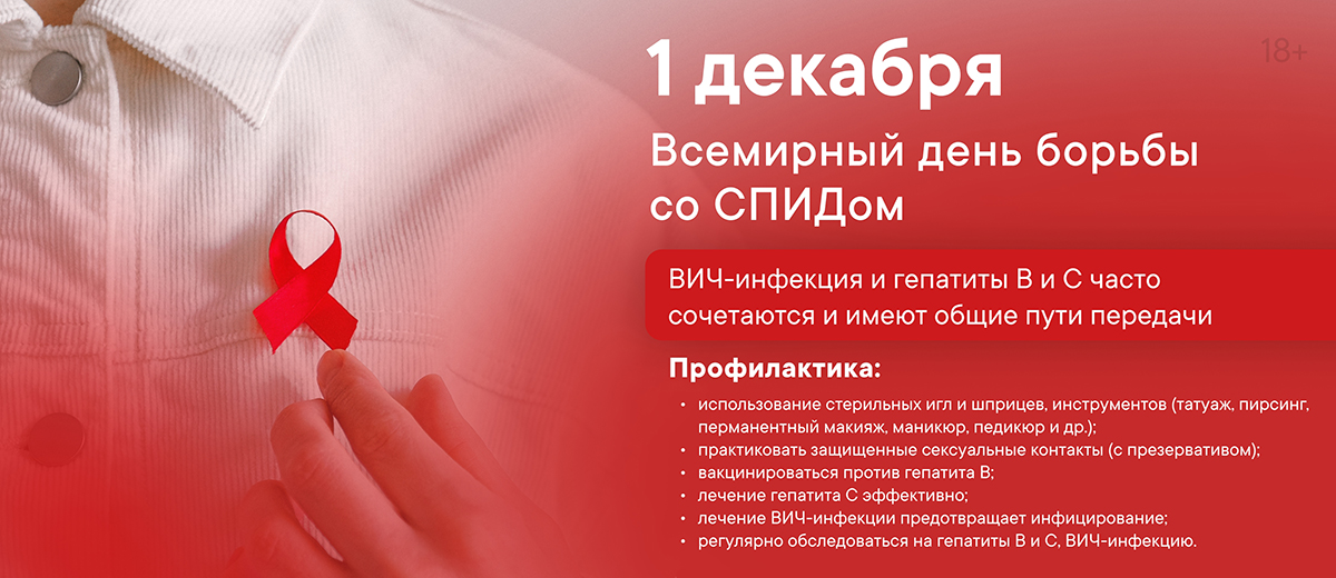 1 декабря — Всемирный день борьбы со СПИДом
