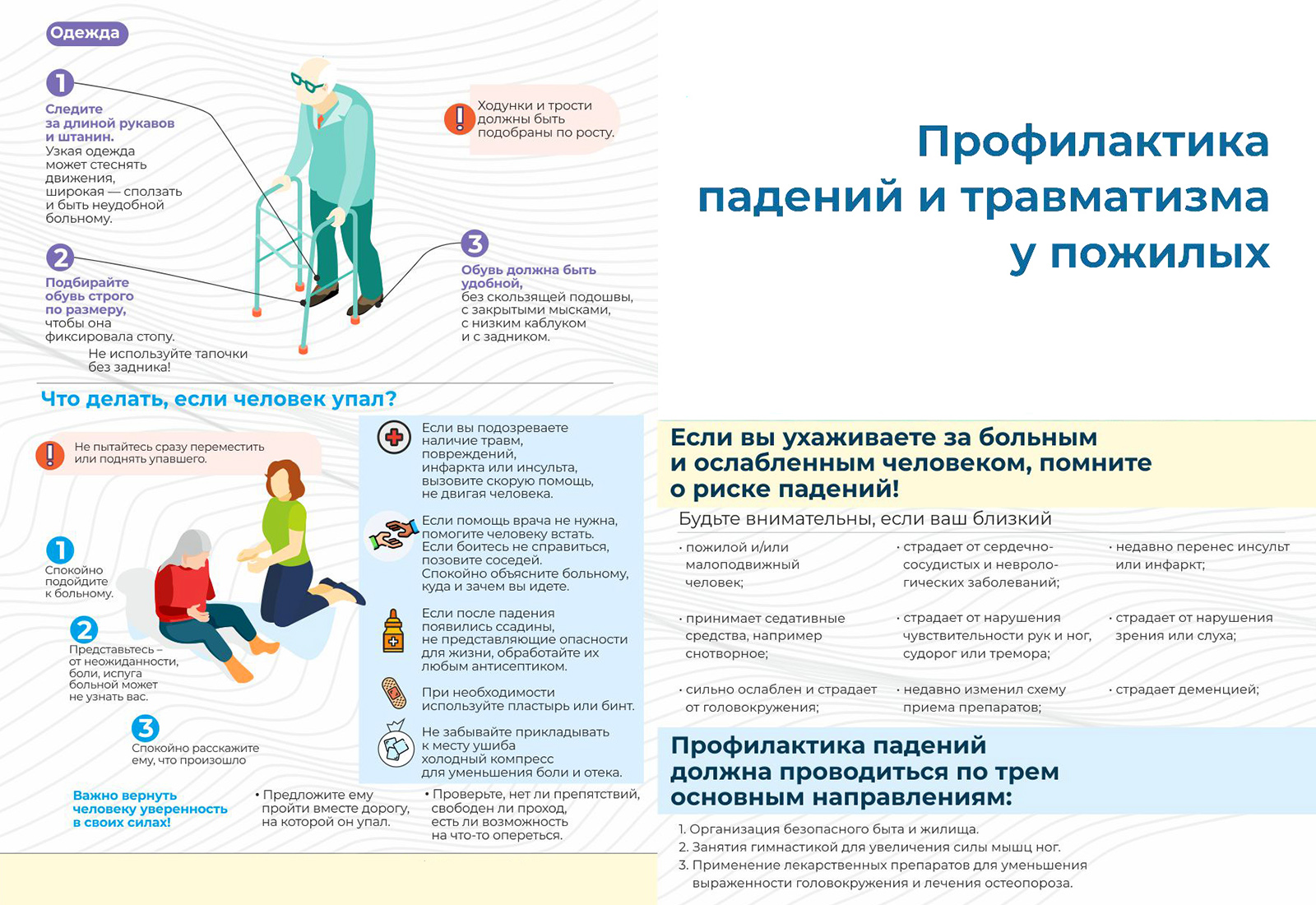 Профилактика падений и травматизма у пожилых