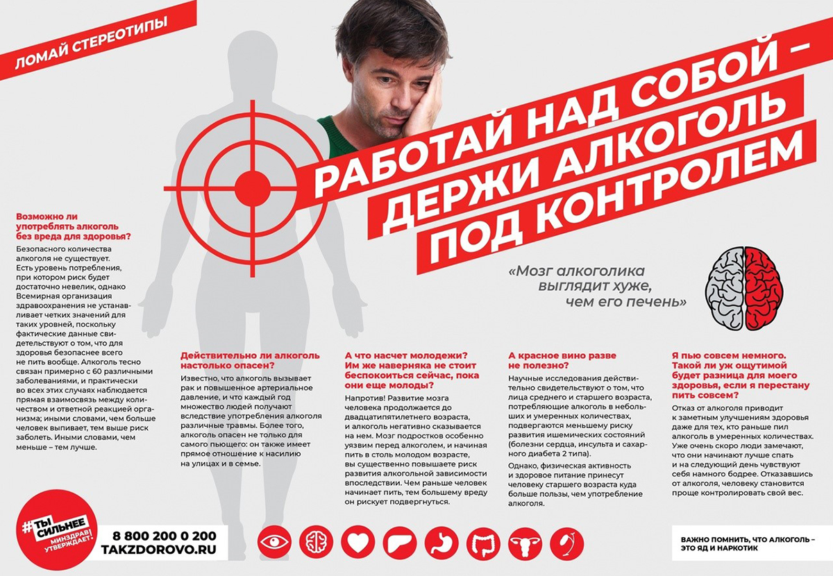 Работай над собой — держи алкоголь под контролем