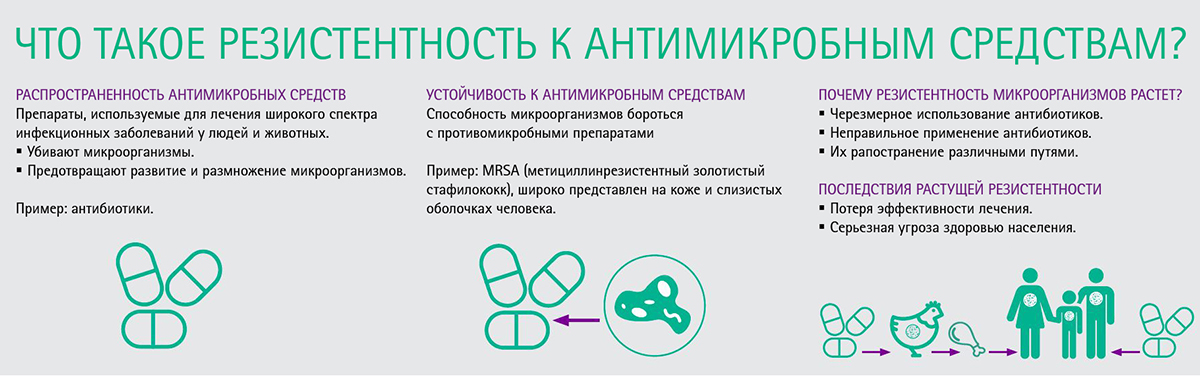 Что такое резистентность к антимикробным средствам?