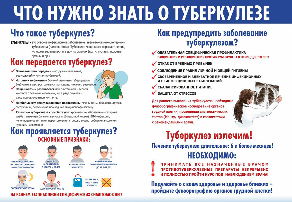 Что нужно знать о туберкулёзе